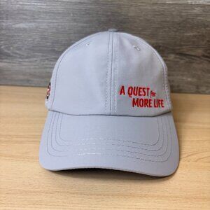 Orangetheory Hat Cap Strap Back Gray Performance Gym Adjustable